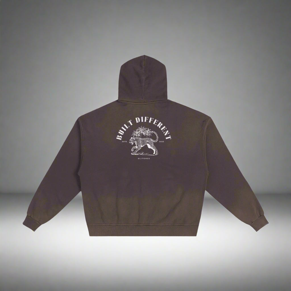 Built Different Zipped Hoodie
