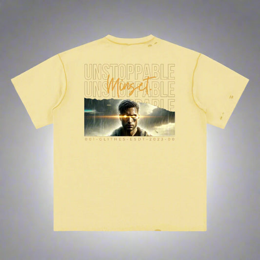 Unstoppable Mindset Glitch Club T-shirt